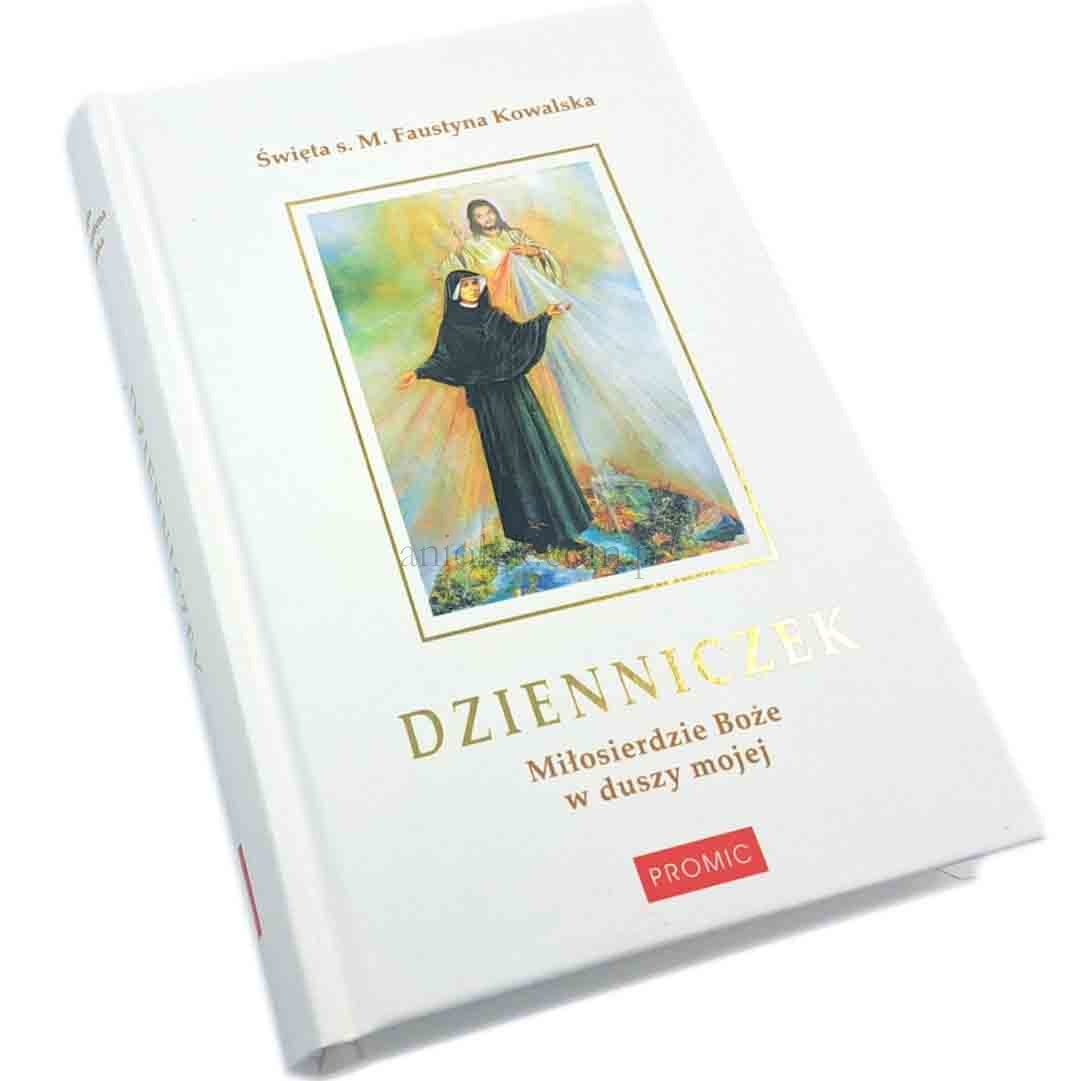 Dzienniczek Siostry Faustyny - mały format - biała oprawa - Aniołek.com.pl