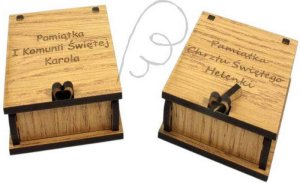 Pudełko z grawerem 5x5,5x2