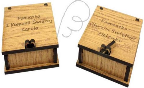 Pudełko z grawerem 5x5,5x2