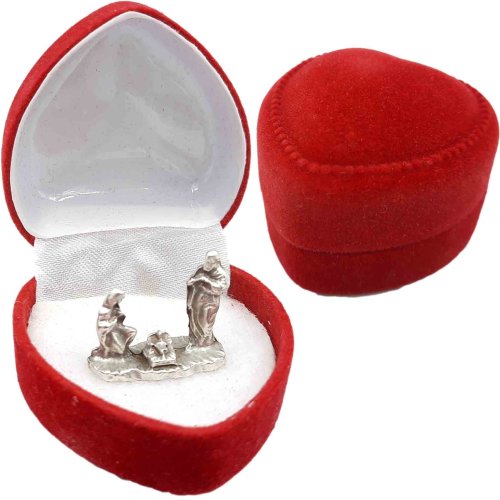 Szopka w serduszku mini