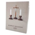 Komplet Kolędowy drewniany 20 cm - jasny