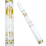 Świeca do Chrztu - prosta d1