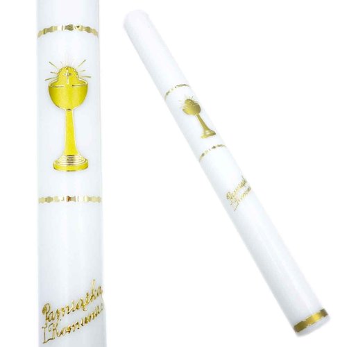 Świeca do I Komunii Świętej - prosta