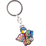 Brelok Aniołek kolorowy