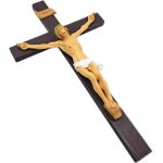 Krzyż wiszący -  żywiczna pasyjka - 38 cm
