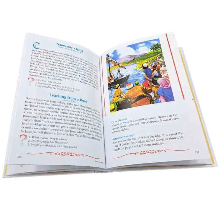 Biblia polsko angielska dla dzieci + grawer