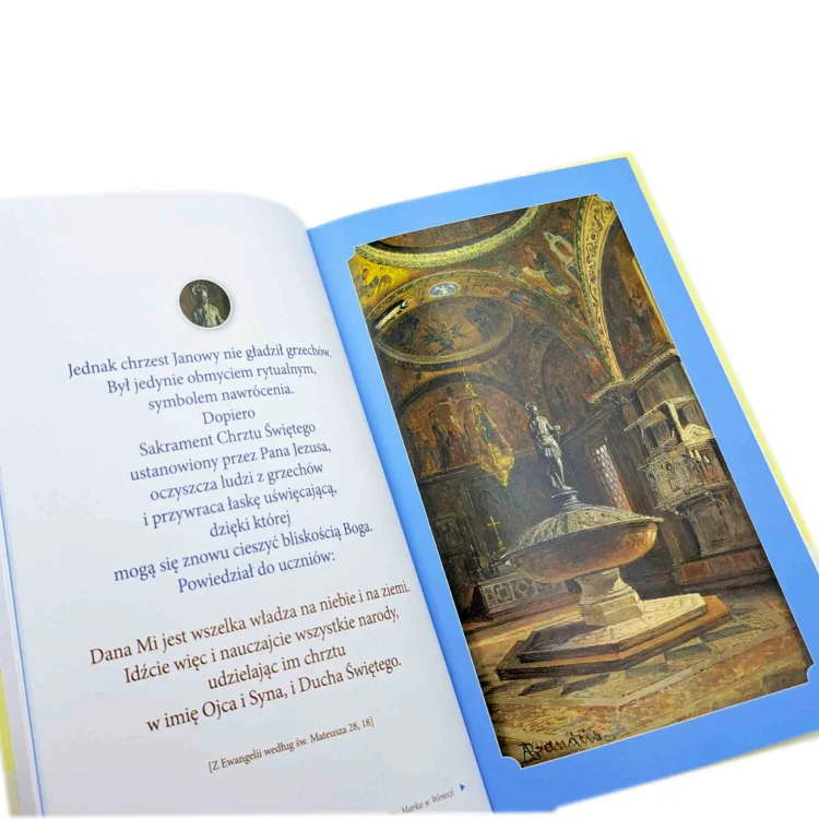 Przyjęcie Sakramentu Chrztu Św. - pamiątka z grawerem