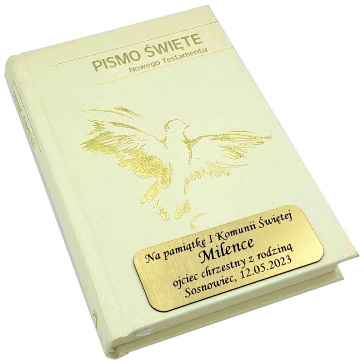 Pismo Święte Nowy Testament - grawer