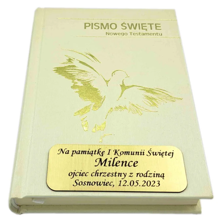 Pismo Święte Nowy Testament - grawer