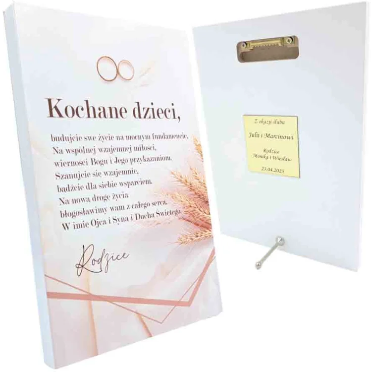 Błogosławieństwo Rodziców - obraz z grawerem