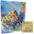 Ilustrowana Biblia dla dzieci - pamiątka z grawerem