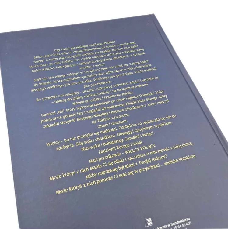 Album o wielkich Polakach -pamiątka I Komunii + grawer