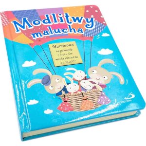 Modlitwy malucha - książka z grawerem