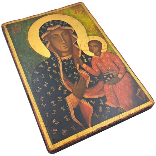 Ikona pisana Matka Boska Częstochowska - 22x32cm