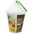 Lampion roratni plastik - biały - LED