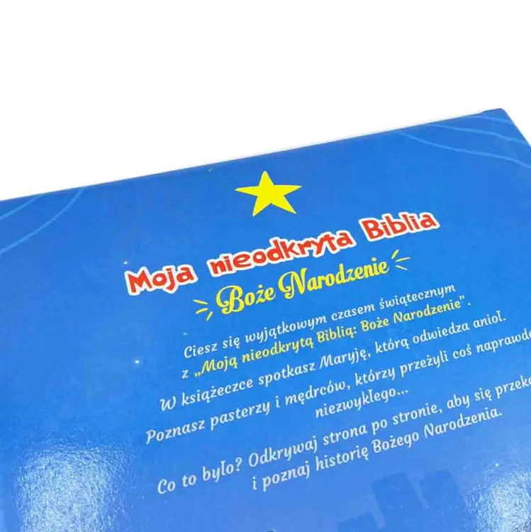 Moja nieodkryta Biblia - Boże Narodzenie - tył