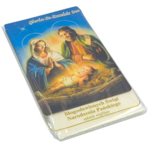 Opłatki wigilijne - paczka 5 dużych opłatków