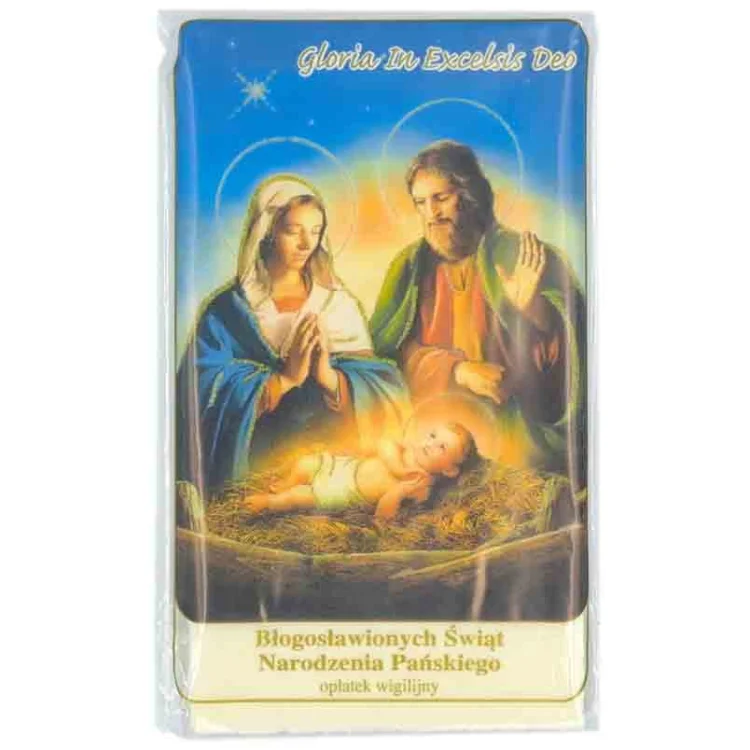 Opłatki wigilijne - paczka 5 dużych opłatków