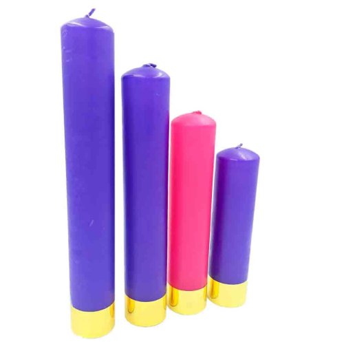 Świece Adwentowe - 18cm - 30cm - stopniowane