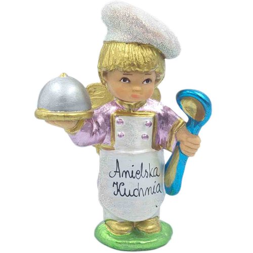 Aniołek kucharz - figurka anielska kuchnia