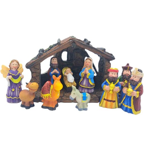 Szopka figurki + domek bajkowe