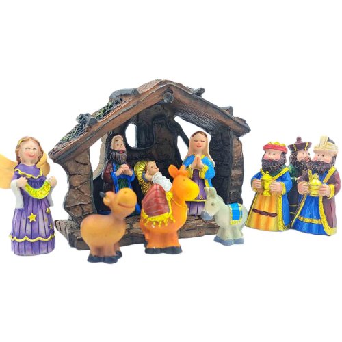 Szopka figurki + domek bajkowe