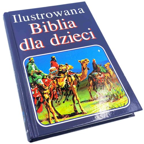 Ilustrowana Biblia dla dzieci (granatowa)