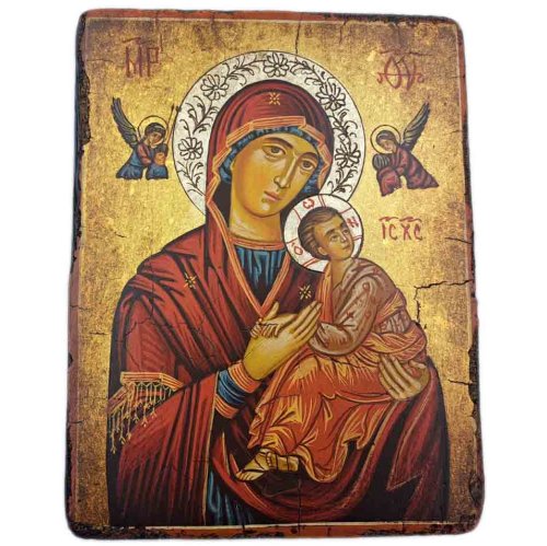 Ikona pisana MB Nieustającej Pomocy 18x14