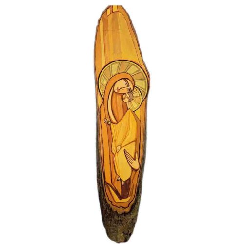 Matka Boska z Dzieciątkiem - ikona malowana 40cm