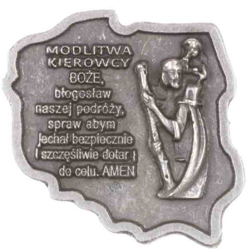 Modlitwa kierowcy - Polska - srebrna