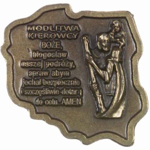Modlitwa kierowcy - Polska - złota