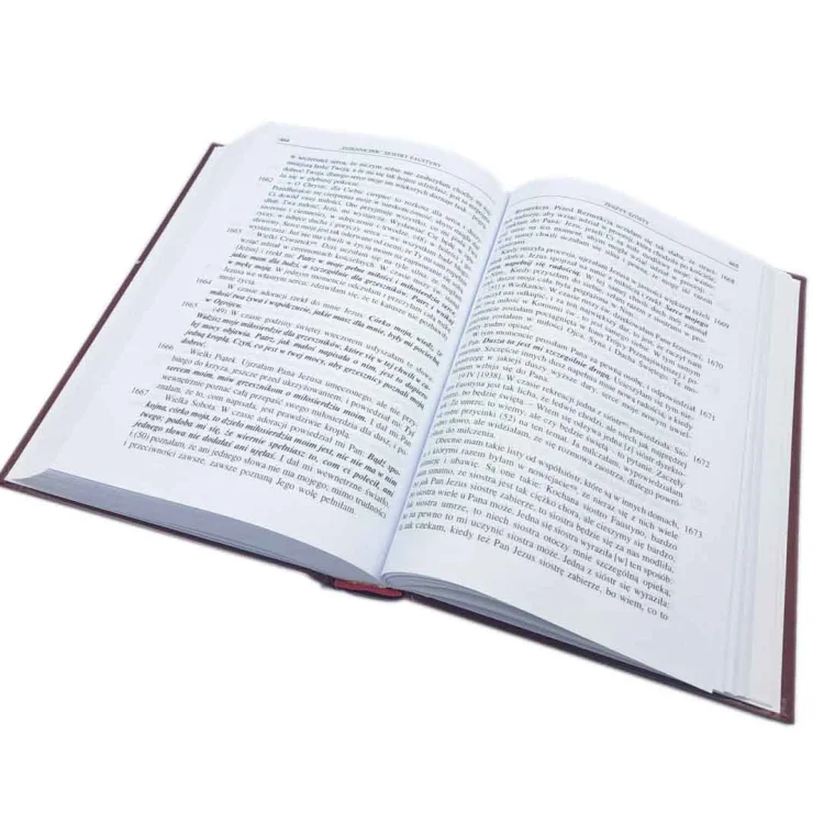 Dzienniczek Świętej Faustyny Kowalskiej - duży format - twarda
