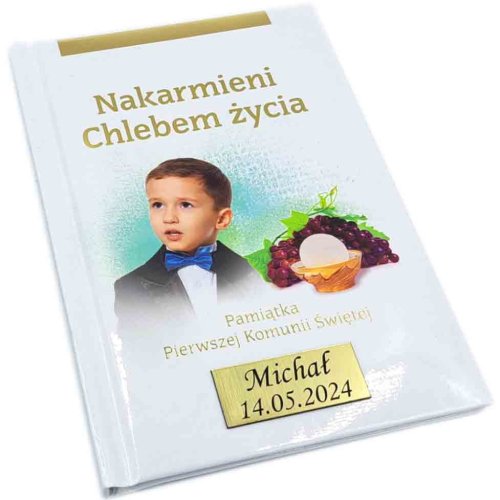 Nakarmieni chlebem życia - grawer - pamiątka dla chłopca