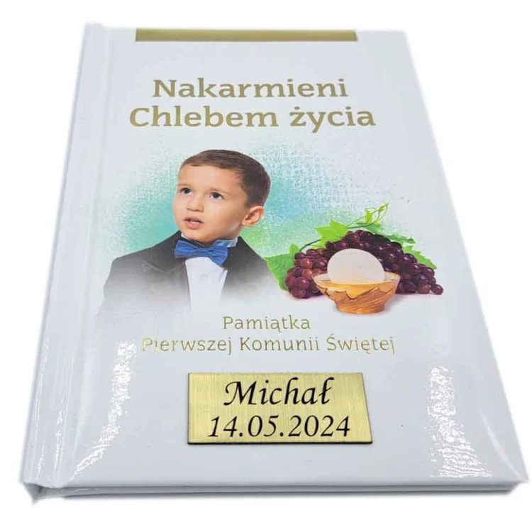 Nakarmieni chlebem życia - grawer - pamiątka dla chłopca