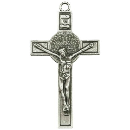 Krzyżyk Świętego Benedykta - metalowy 7cm
