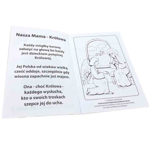 Różaniec małego przedszkolaka - kolorowanka