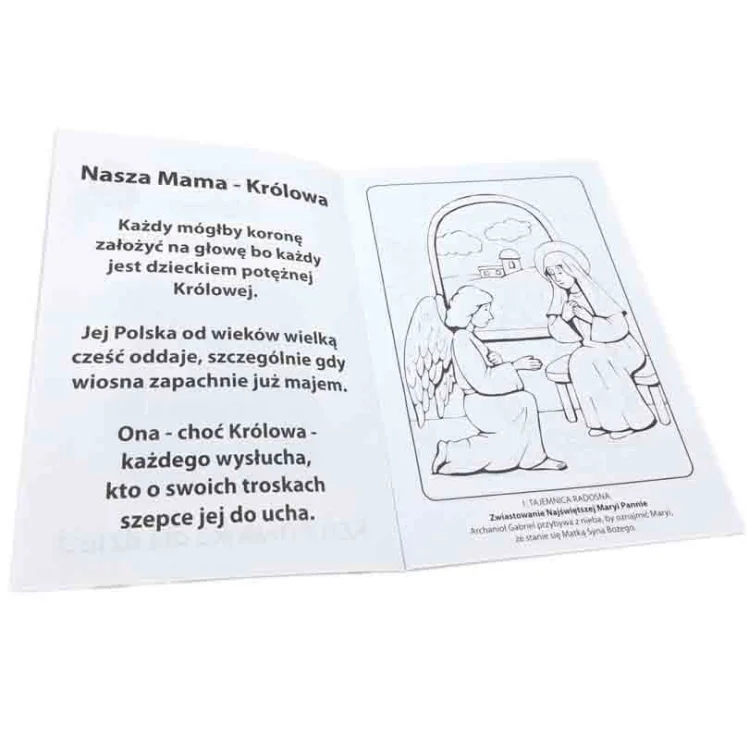 Różaniec małego przedszkolaka - kolorowanka