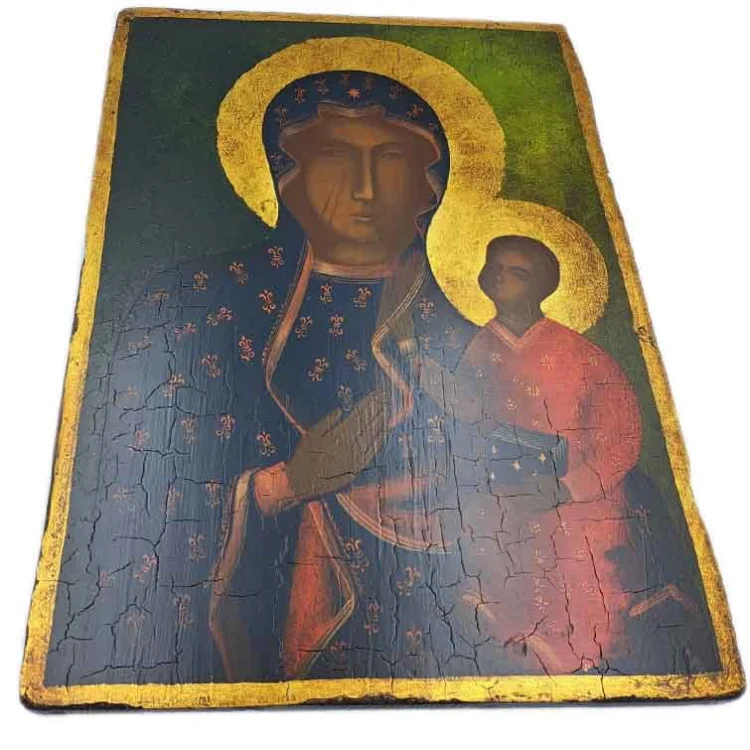 Ikona pisana Matka Boska Częstochowska - 32x44cm