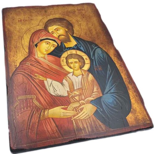 Ikona pisana Święta Rodzina 44 x 32 cm