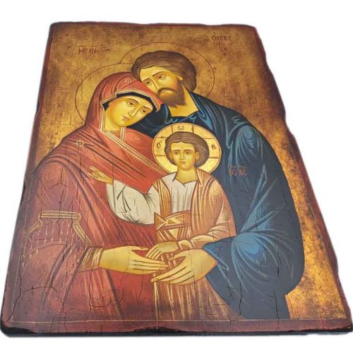 Ikona pisana Święta Rodzina 44 x 32 cm