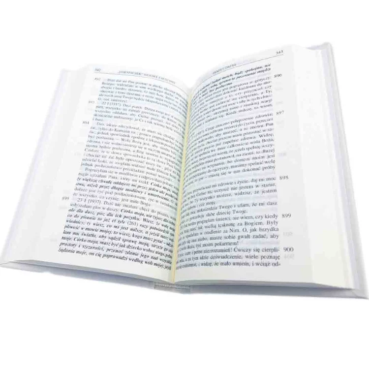 Dzienniczek Świętej Faustyny Kowalskiej - format mały - biała