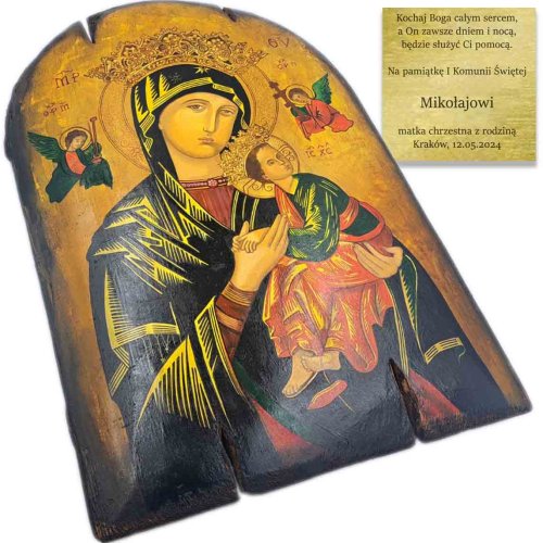 Ikona malowana MB Nieustającej Pomocy 49cm