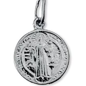 Medalik srebrny (Św. Benedykt) mini