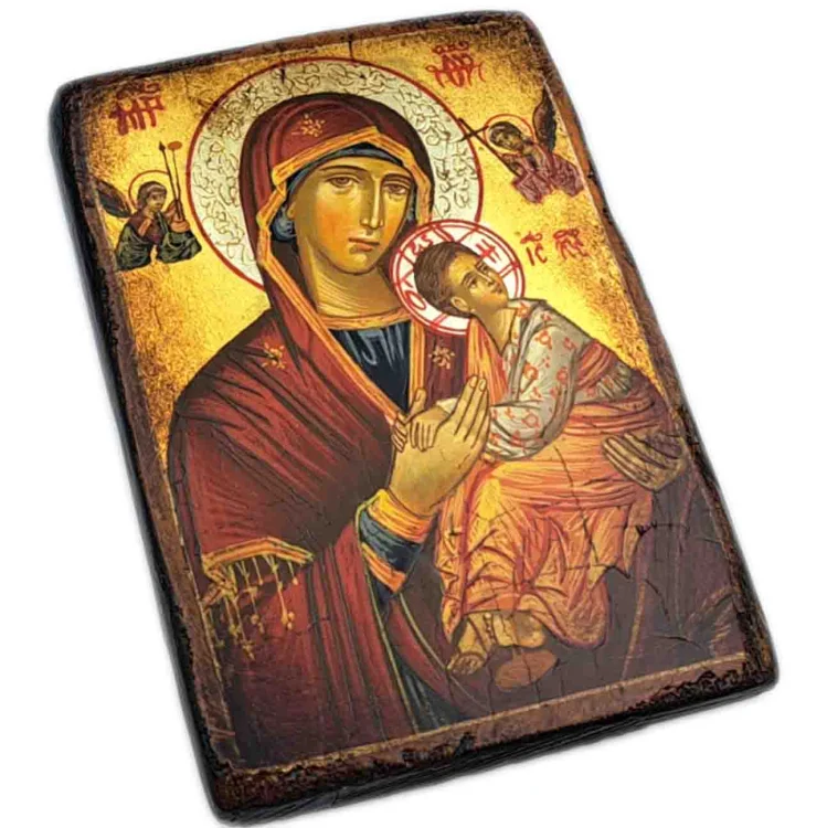 Ikona pisana MB Nieustającej Pomocy 14 x 10 cm