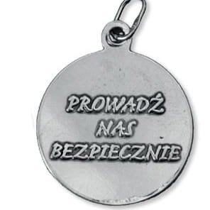 Święty Krzysztof - medalik srebrny