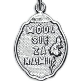 Medalik srebrny - Święty Józef - Módl się za nami