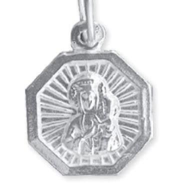 Matka Boska Częstochowska - medalik srebrny m239
