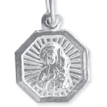 Matka Boska Częstochowska - medalik srebrny m239