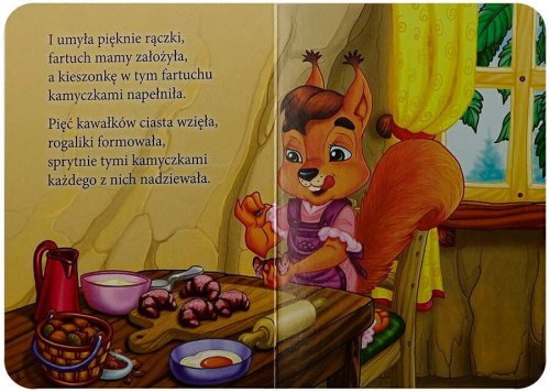 Wiewióreczka Zuzia - książeczka z futerkiem