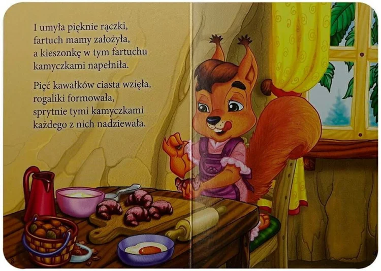 Wiewióreczka Zuzia - książeczka z futerkiem